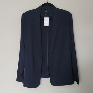 H&M open front blazer size 14 NWT